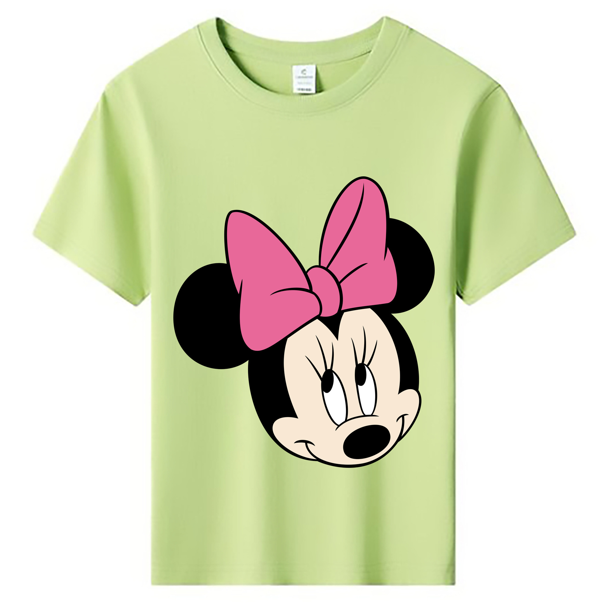 ミッキーマウス Mickey Mouse 綿100％キッズTシャツ（フロントプリント）